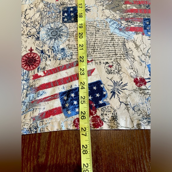 Plus Size Patriotic Short Sleeve Tee Shirt Size 3X by Liz & Me - Picture 3 of 3